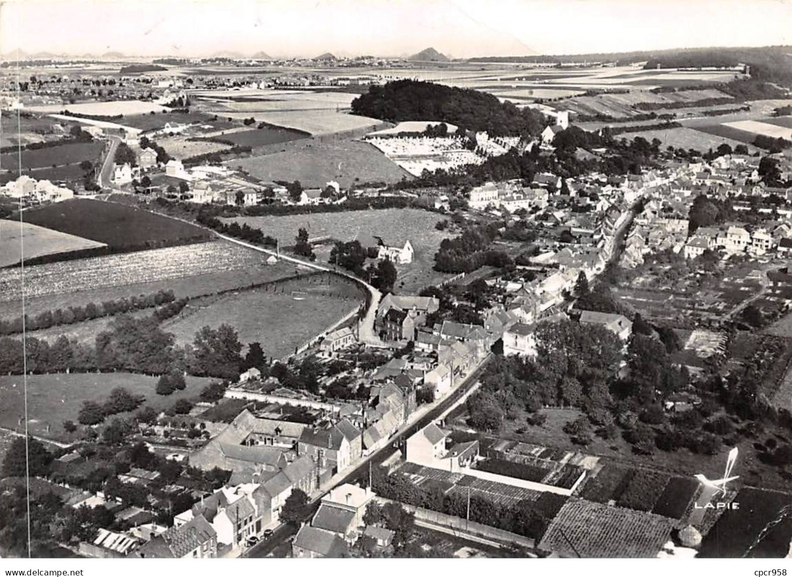 62 - SAN61073 - HOUDAIN - Vue Panoramique - Lapie 1 - CPSM 10x15 Cm - Houdain