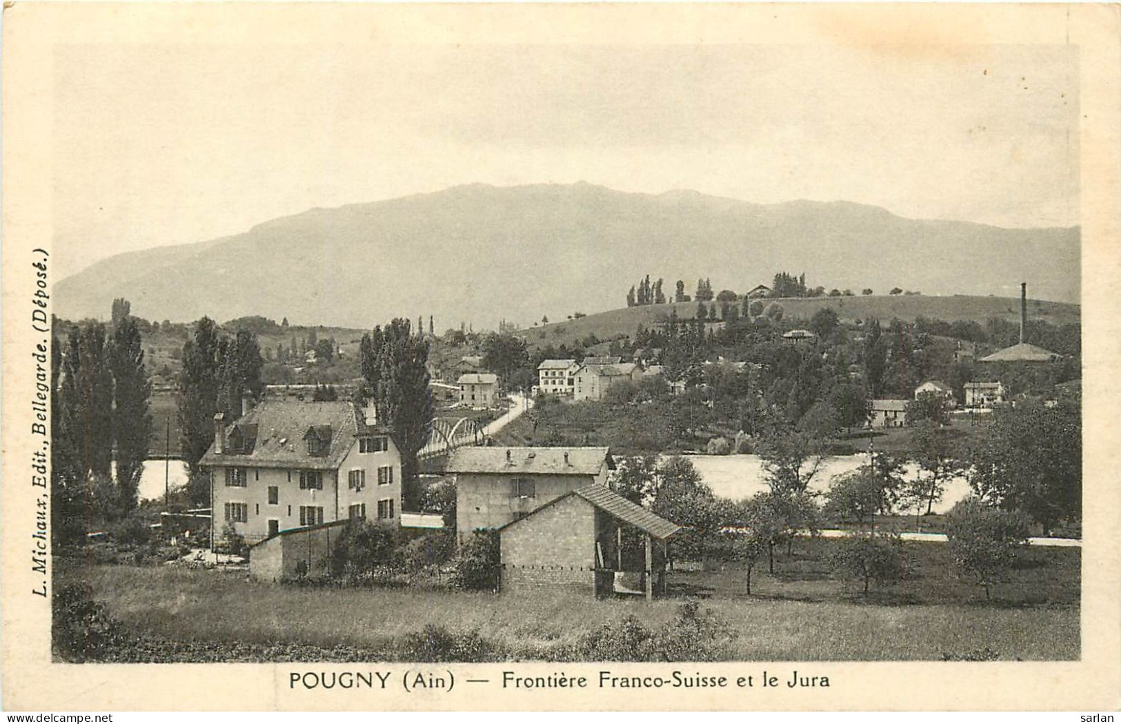 01 , POUGNY , Frotiere Franco-Suisse Et Le Jura  , * 524 58 - Zonder Classificatie