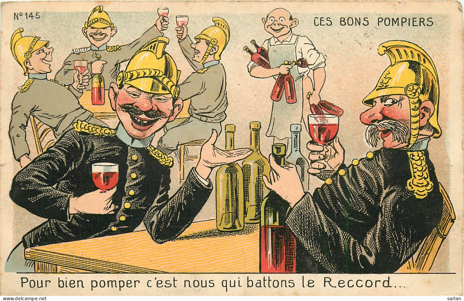 CES BONS POMPIERS , Pour Bien Pomper,,,,,,, , * 524 40 - Feuerwehr