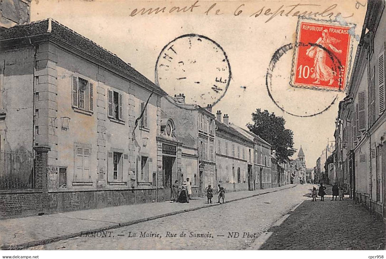 95-AM22703.Ermont.La Mairie.Rue De Sannois - Ermont-Eaubonne