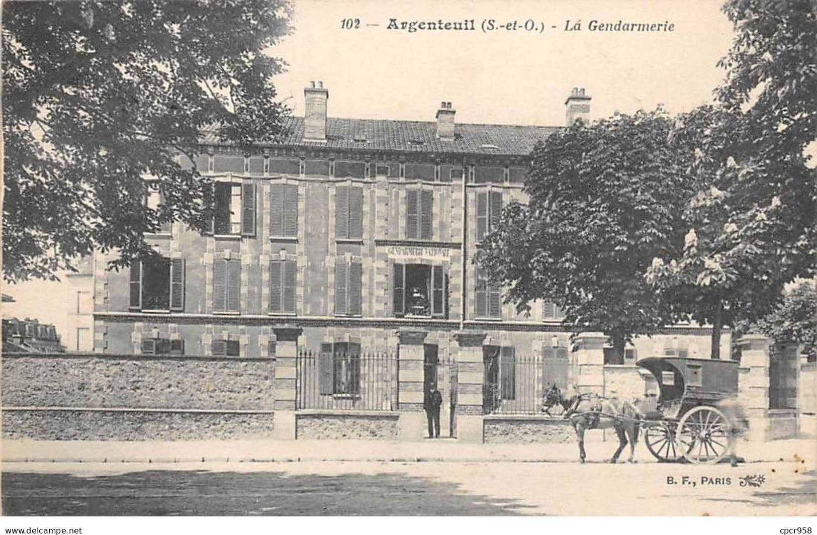 95-AM22697.Argenteuil.N°102.La Gendarmerie - Argenteuil
