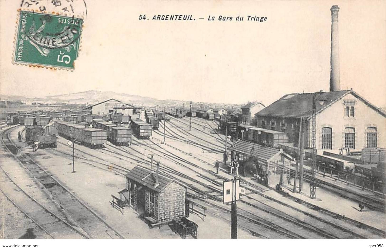 95-AM22698.Argenteuil.N°54.Gare Du Triage - Argenteuil