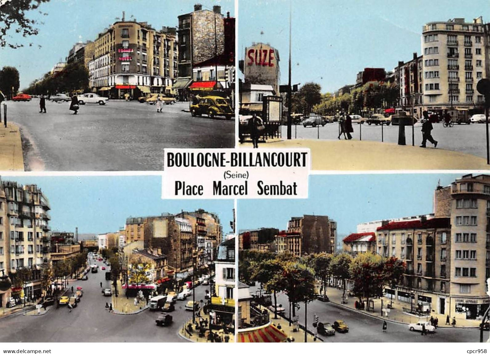 92 - SAN62406 - BOULOGNE - Place Marcel Sembat - Combier - CPSM 10x15 Cm - Boulogne Billancourt