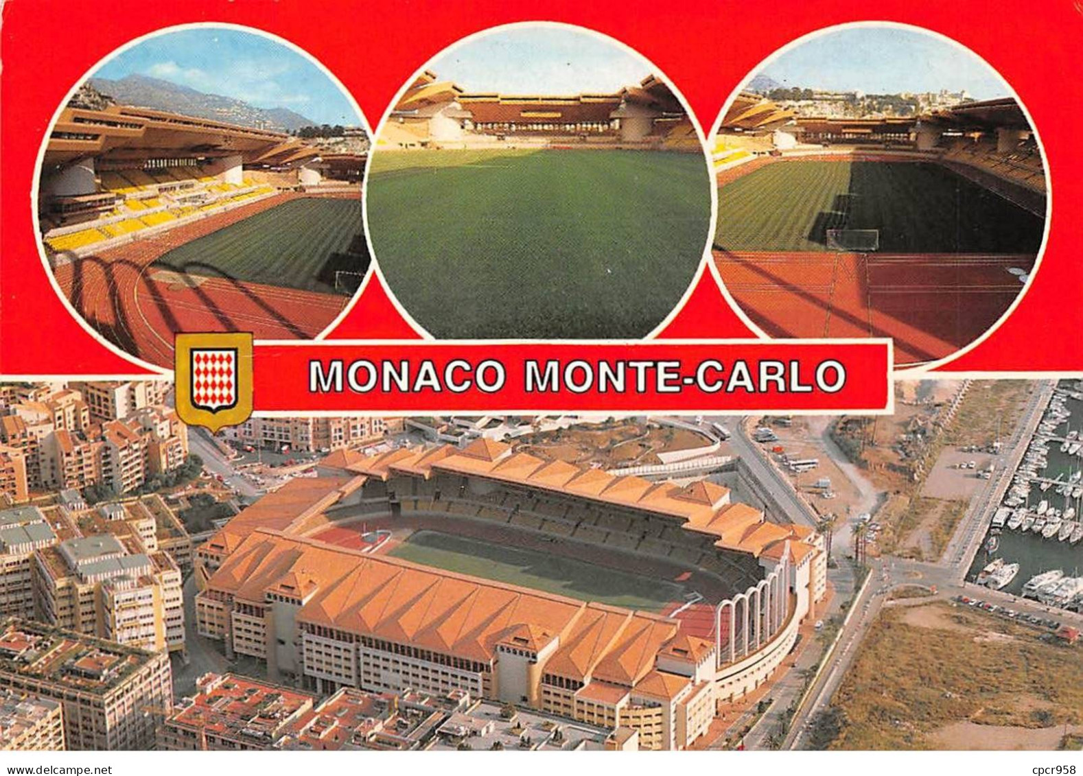MONACO - SAN62535 - Monte Carlo Stade - La Principauté - Divers Aspects De La Ville - CPSM 10x15 Cm - Monte-Carlo