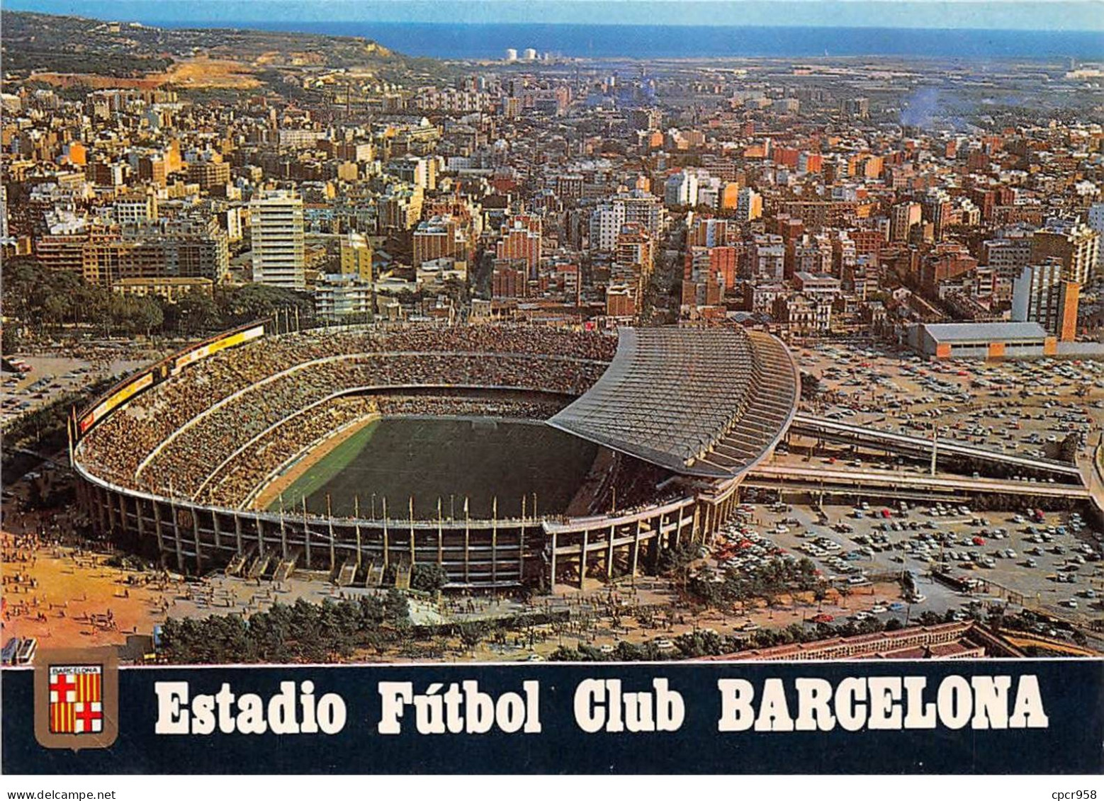 ESPAGNE - SAN62538 - BARCELONE - Stade - FC Barcelona - Vue Aérienne - CPSM 10x15 Cm - Otros & Sin Clasificación