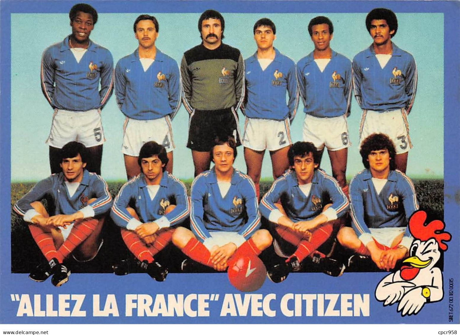 SPORTS - SAN62555 - FOOTBALL - L'Equipe De France - Citizen - CPSM 10x15 Cm - Soccer