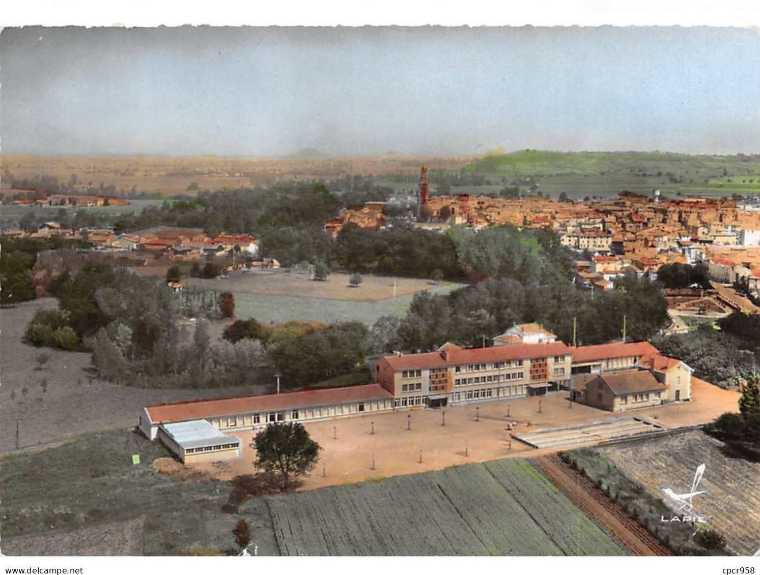 63 - SAN61961 - MARINGUES - Le Groupe Scolaire - Lapie - CPSM 10x15 Cm - Maringues