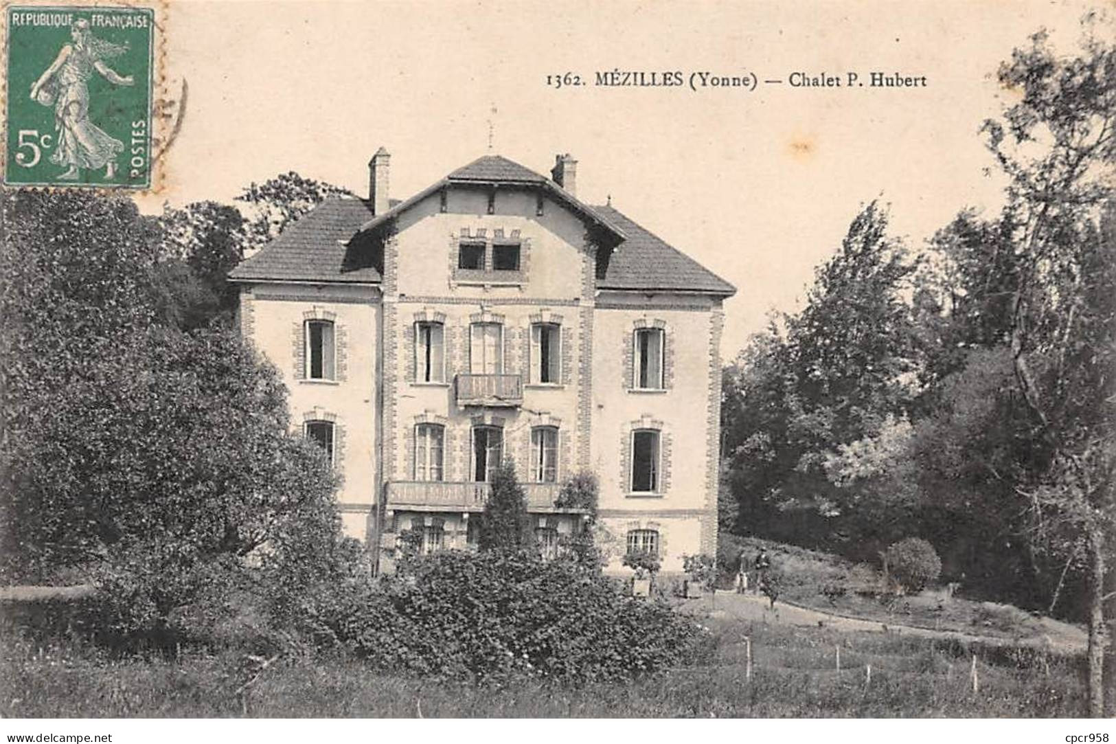 89-AM22676.Mézilles.N°1362.Chalet P Hubert - Otros & Sin Clasificación