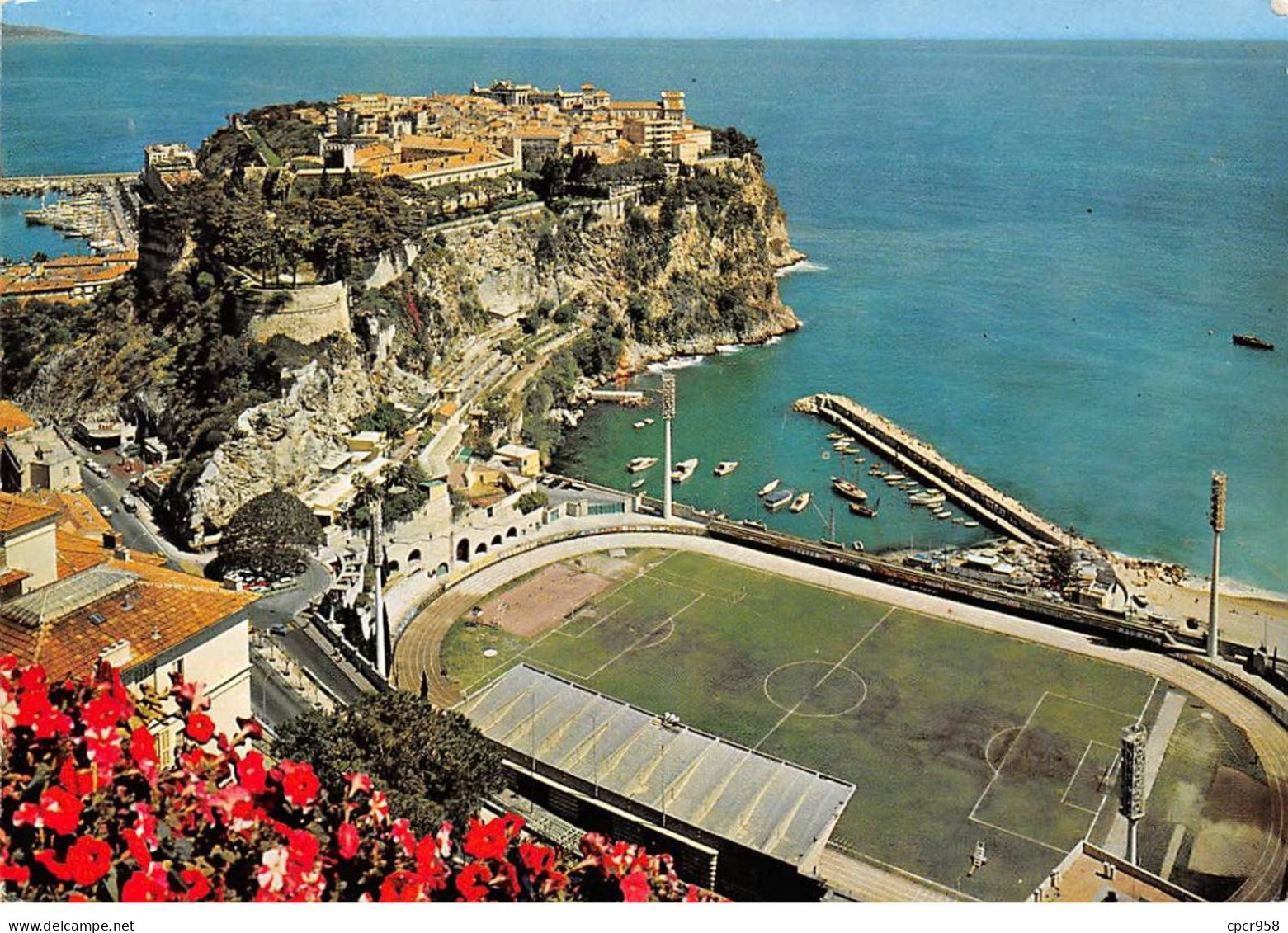 MONACO - SAN62533 - MONACO - Le Rocher Et Le Stade Louis II - CPSM 10x15 Cm - Andere & Zonder Classificatie