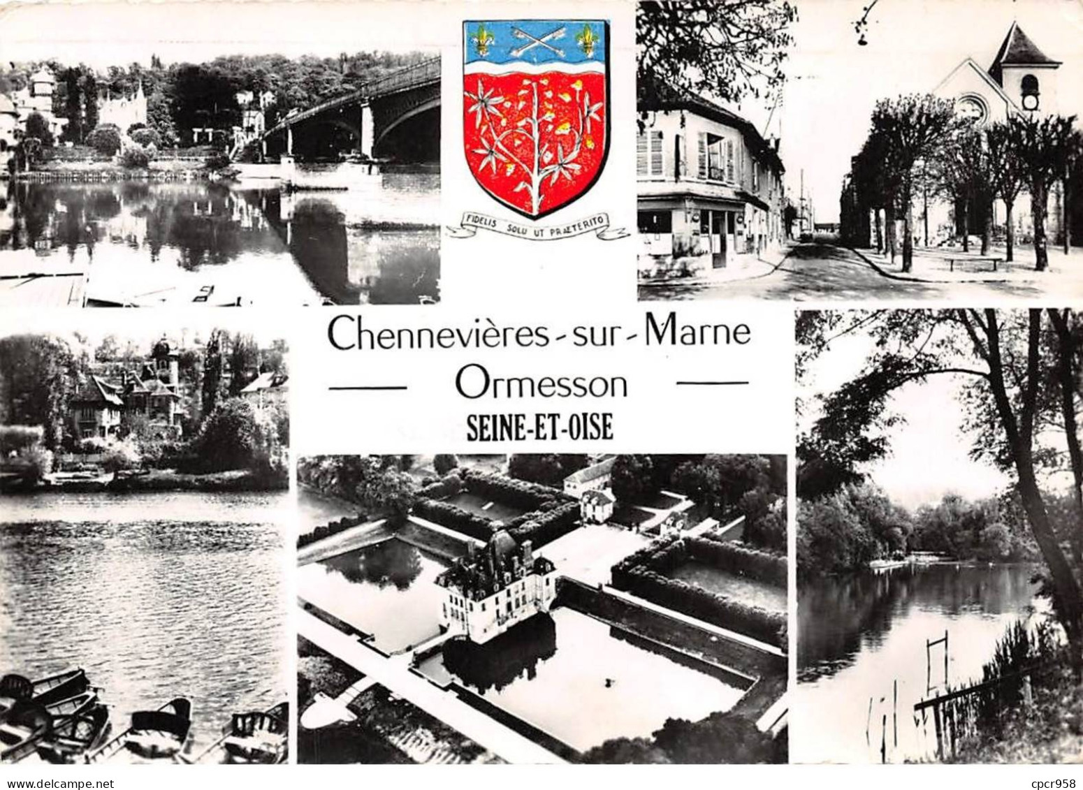 94 - SAN62492 - CHENNEVIERES SUR MARNE - Ormesson - Divers Aspects De La Ville - Combier - CPSM 10x15 Cm - Chennevieres Sur Marne