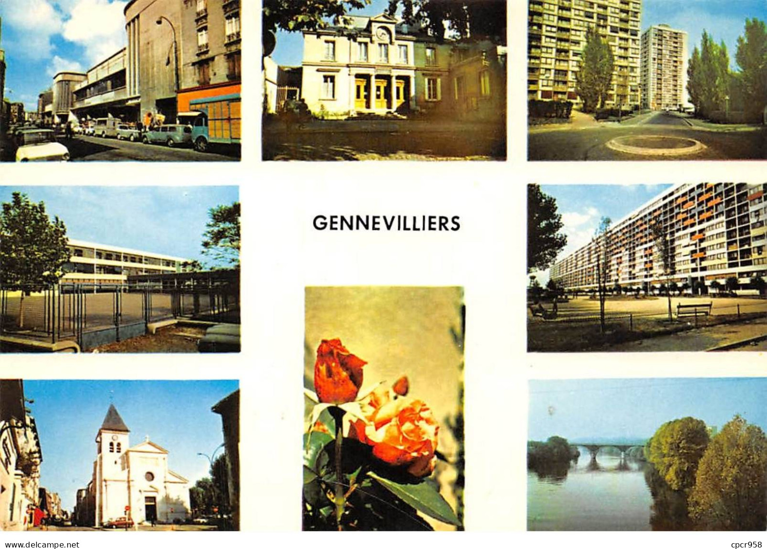 92 - SAN62434 - GENNEVILLIERS - Divers Aspects De La Ville - Raymon - CPSM 10x15 Cm - Gennevilliers