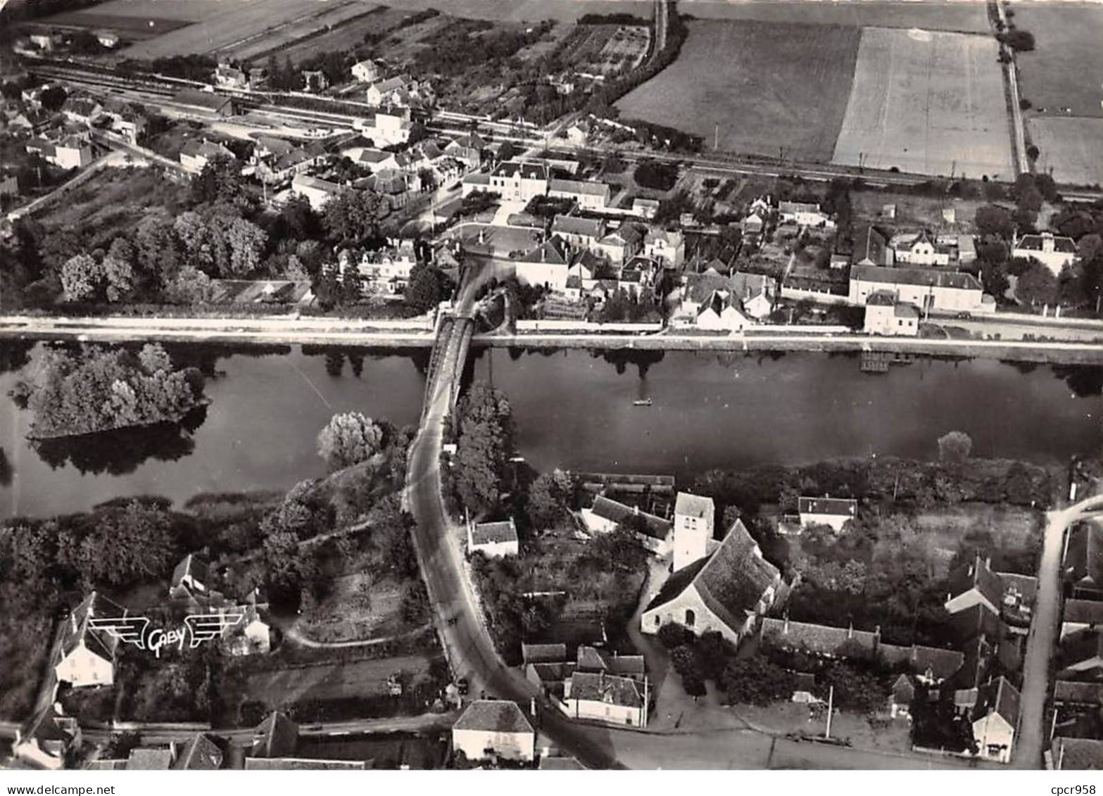 89 - SAN62334 - MONETEAU - Vue Panoramique - Vallée De L'Yonne - Combier - CPSM 10x15 Cm - Moneteau