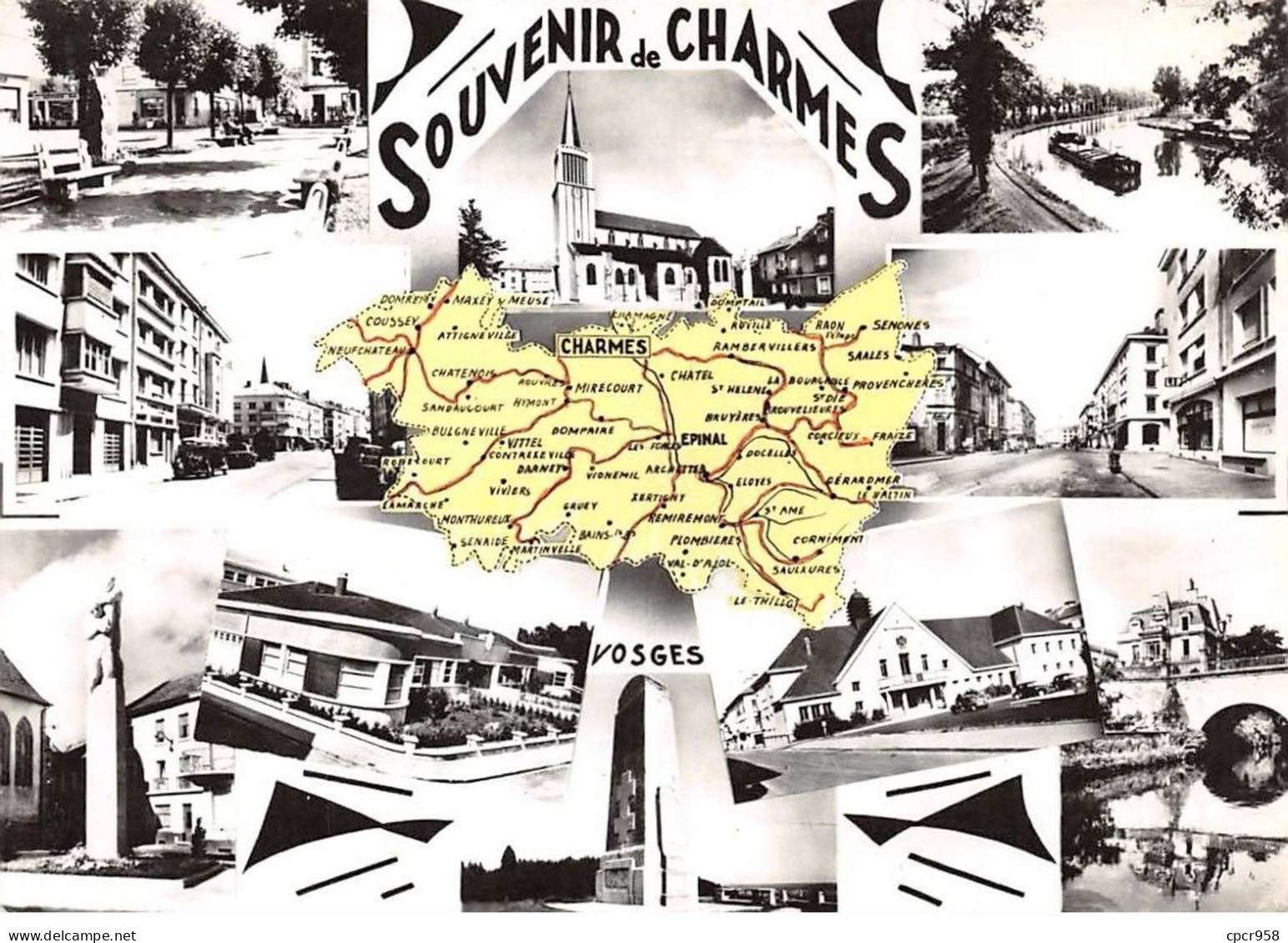 88 - SAN62302 - CHARMES - Souvenir - Combier - CPSM 10x15 Cm - Charmes