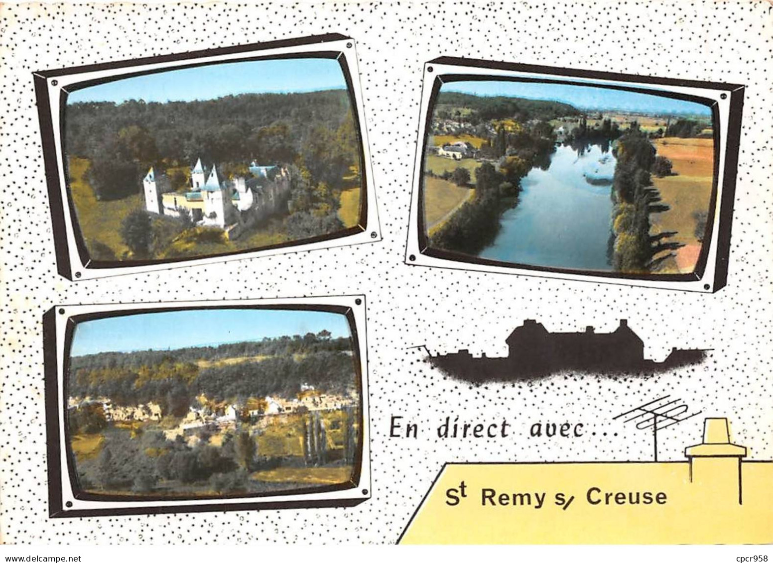 86 - SAN62263 - ST REMY SUR CREUSE - Vue D'ensemble - Lapie - CPSM 10x15 Cm - Sonstige & Ohne Zuordnung