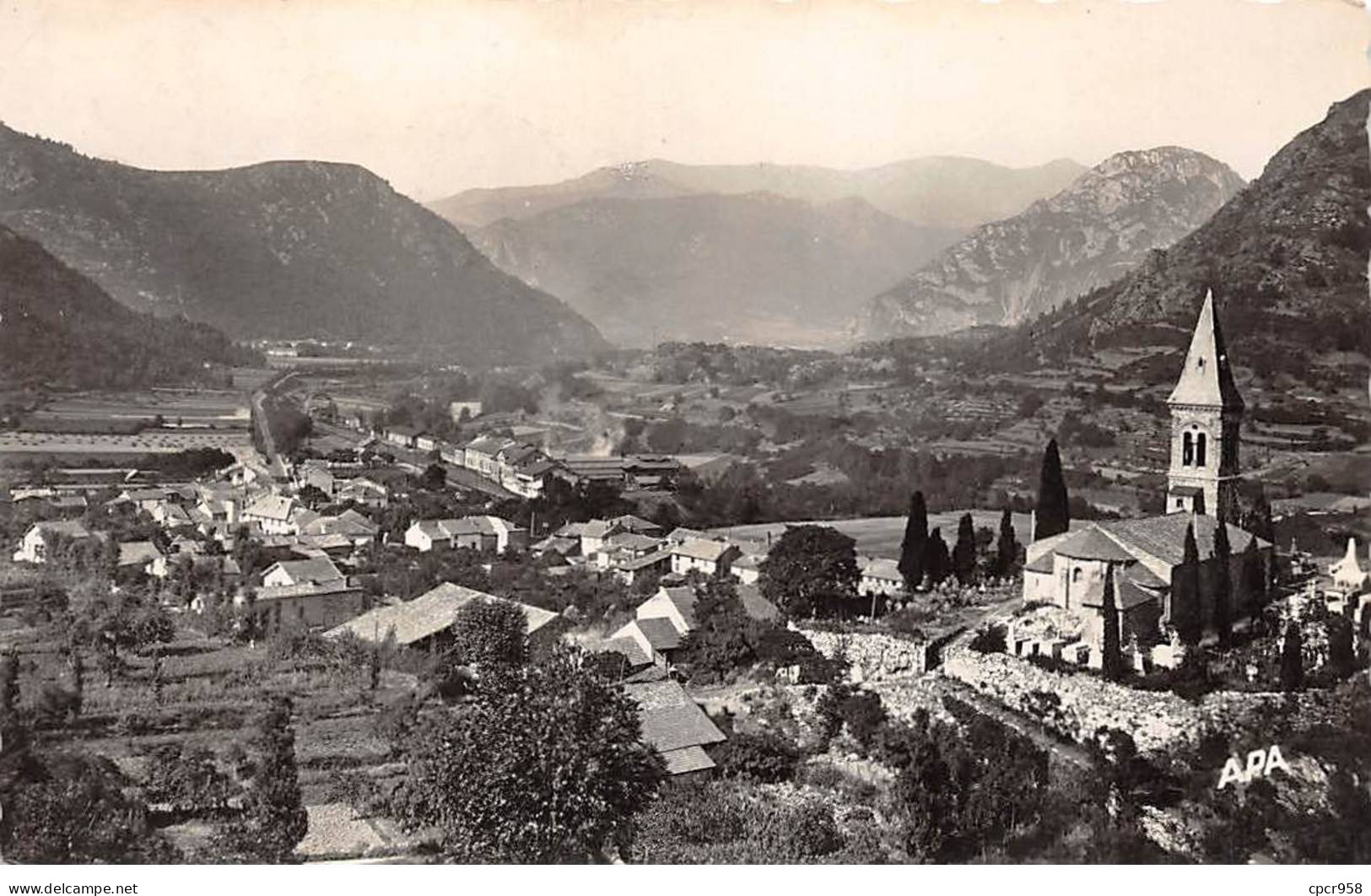 09 - SAN62642 - MERCUS - Vue Générale Sur Les Pyrénées - CPSM 14x9 Cm - Altri & Non Classificati