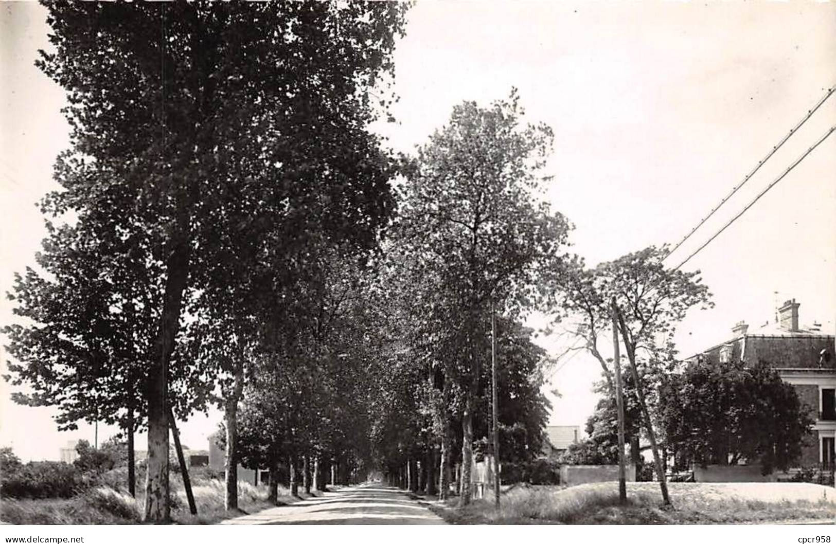 91 - SAN63216 - MAROLLES EN HUREPOIX - L'Avenue De La Gare - CPSM 14x9 Cm - Autres & Non Classés