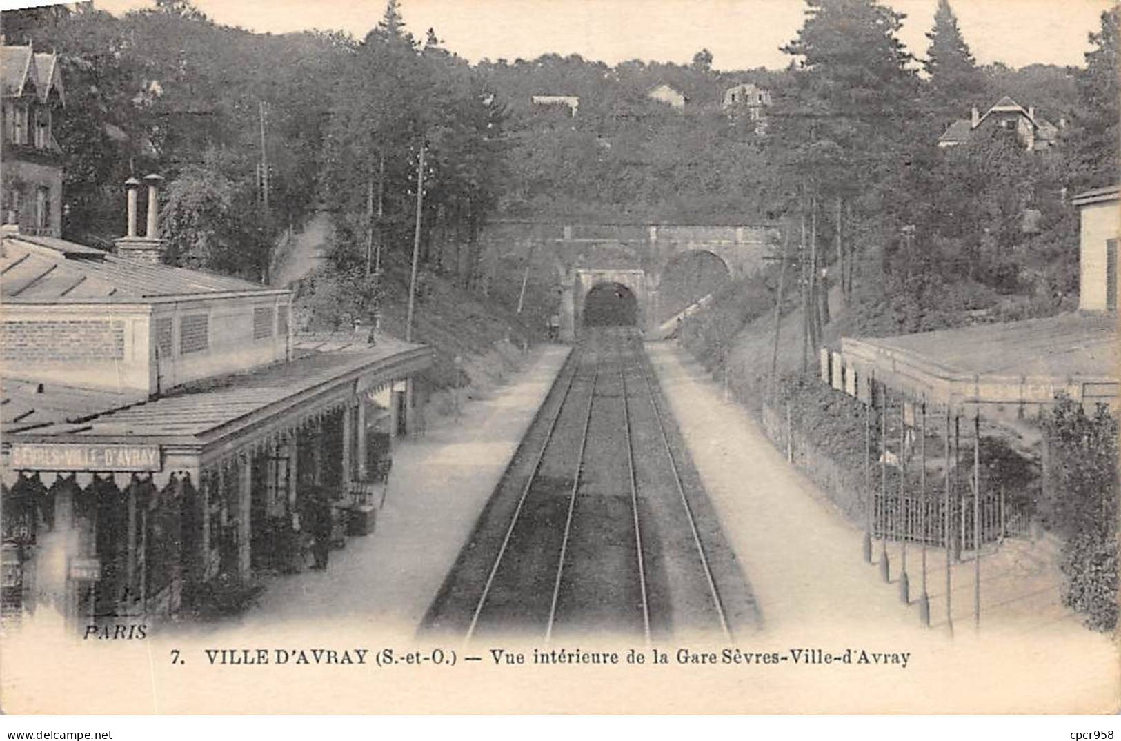 92 - SAN63287 - VILLE D'AVRAY - Vue Intérieure De La Gare Sèvres Ville D'Avray - Ville D'Avray