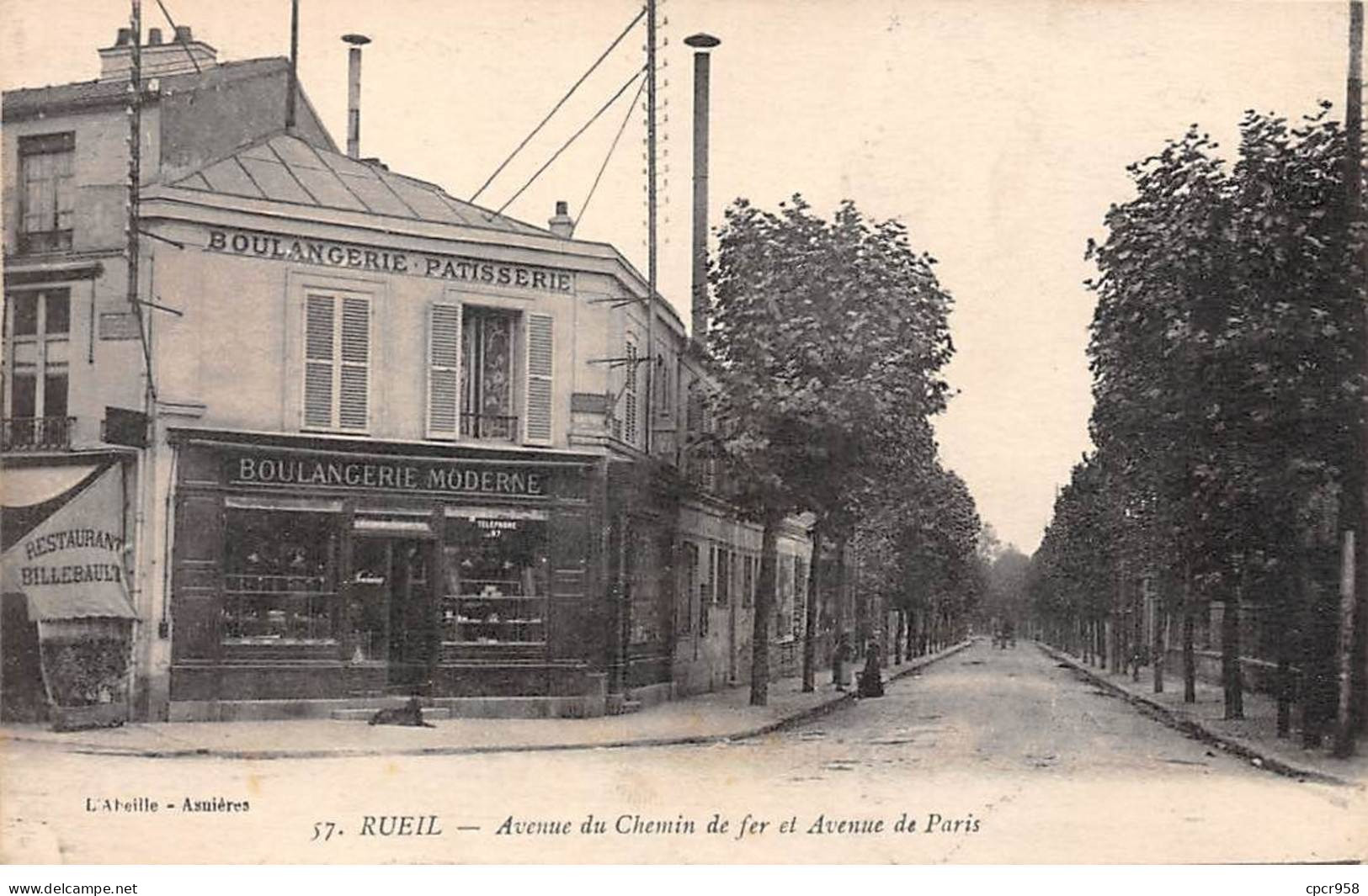 92 - SAN63224 - RUEIL - Avenue Du Chemin De Fer Et Avenue De Paris - Rueil Malmaison