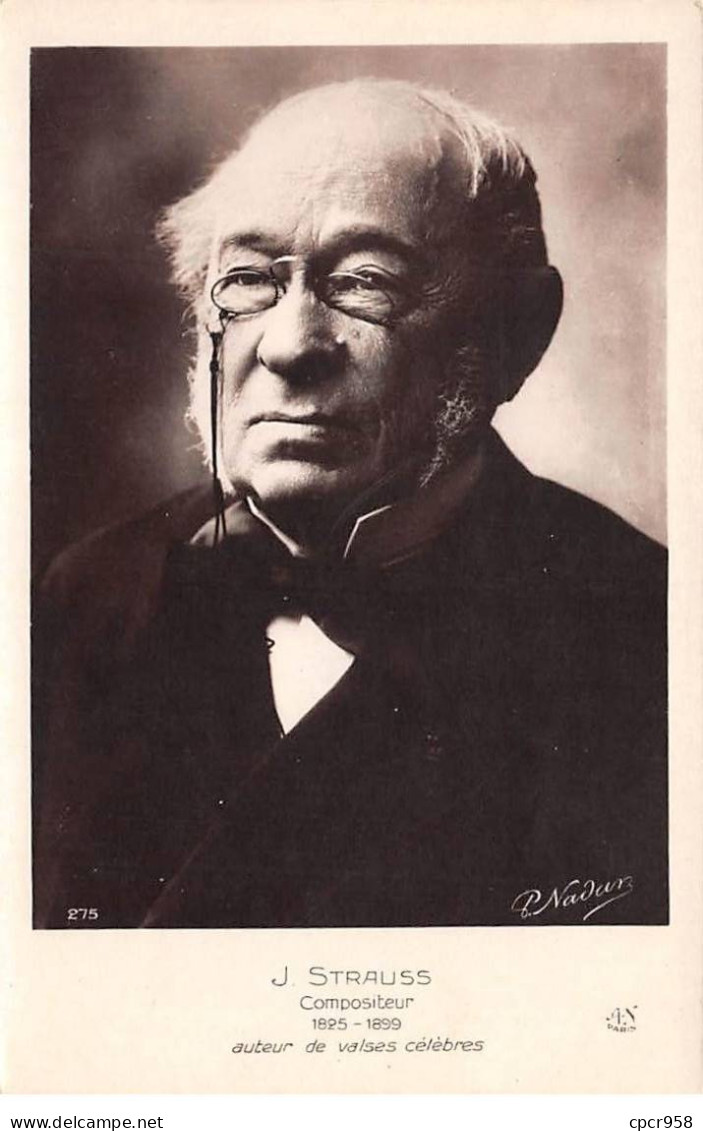 Musicien - N°87372 - J. Strauss - Compositeur 1825-1899, Auteur De Valses Célèbres - Music And Musicians