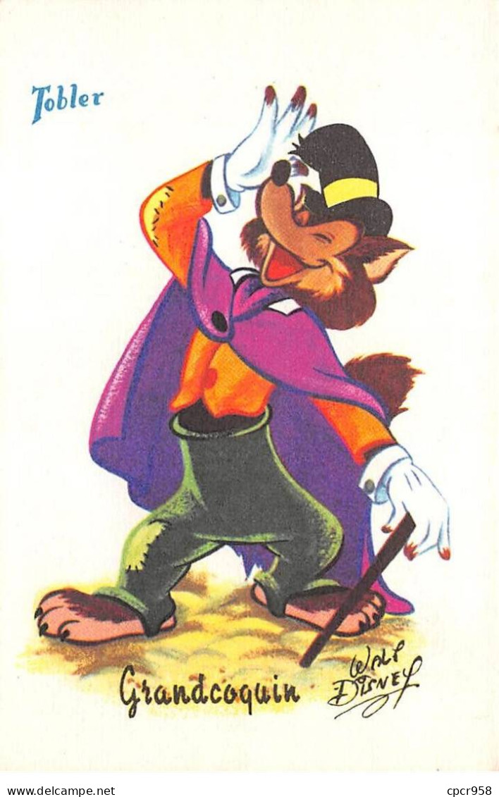 Disney - N°87826 - Tobler - Grandcoquin - Walt Disney - Carte Publicitaire - Disneyland
