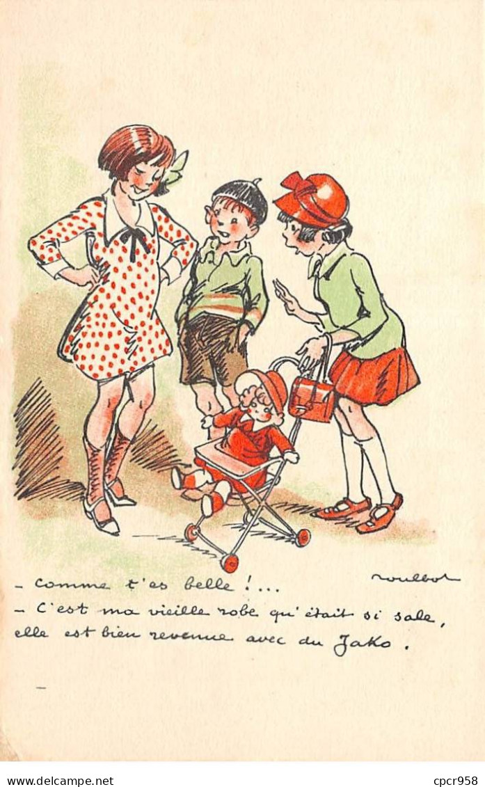 Illustrateur - N°87784 - F. Poulbot - Comme T'es Belle !... Avec Du Jako - Carte Publicitaire - Poulbot, F.
