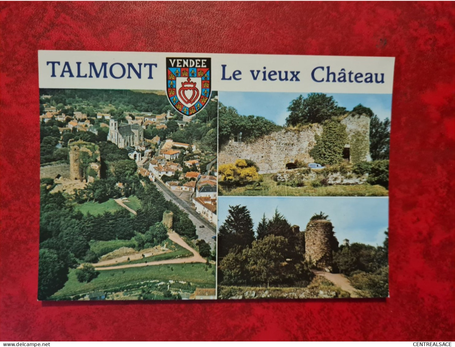 Carte TALMONT LE VIEUX CHATEAU - Talmont Saint Hilaire