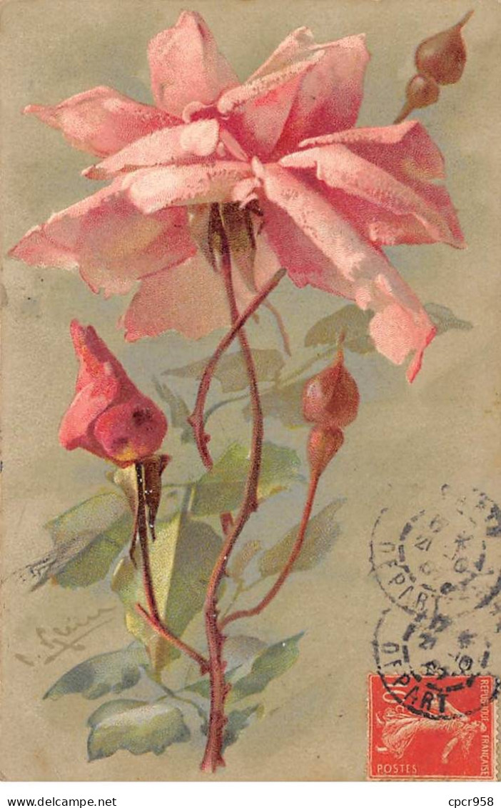 Illustrateur - N°86359 - C. Klein - Une Rose Avec Ses Boutons - Klein, Catharina