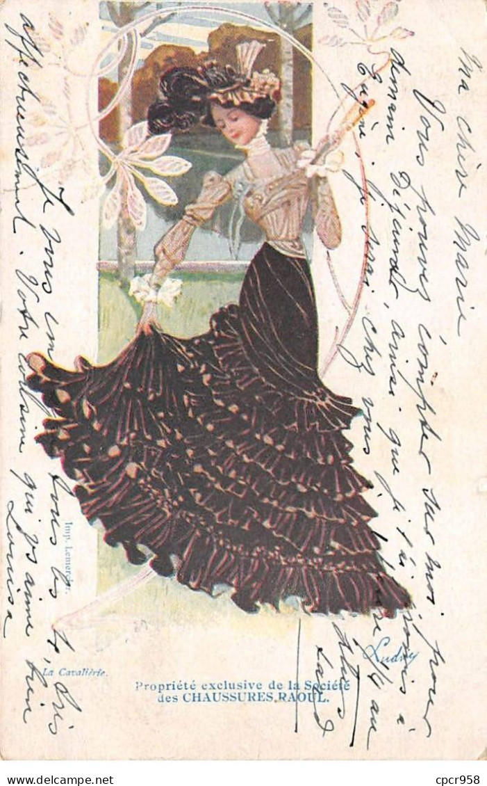 Illustrateur - N°86399 - Genre Mucha - La Cavaliérie - Propriété Exclusive ... Chaussures Raoul - Publicité - Mucha, Alphonse