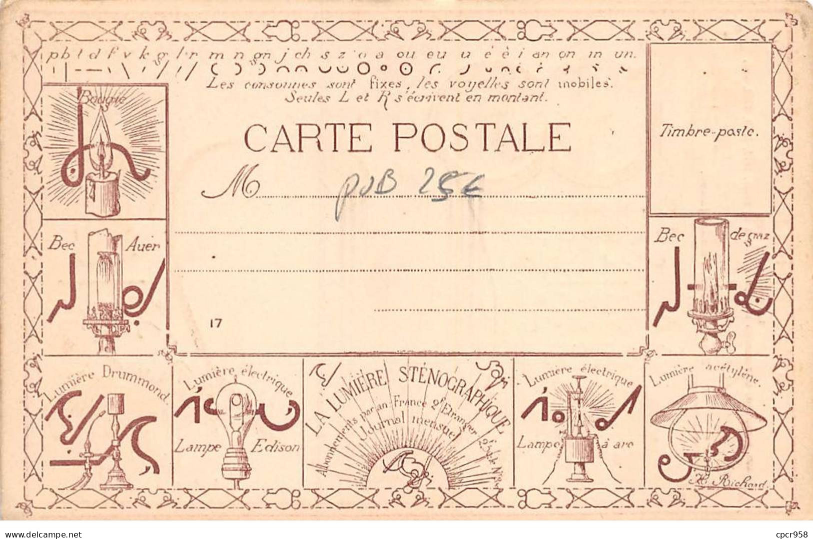 Publicité - N°86560 - Sténographie Duployé - La Médaille D'Or - Werbepostkarten