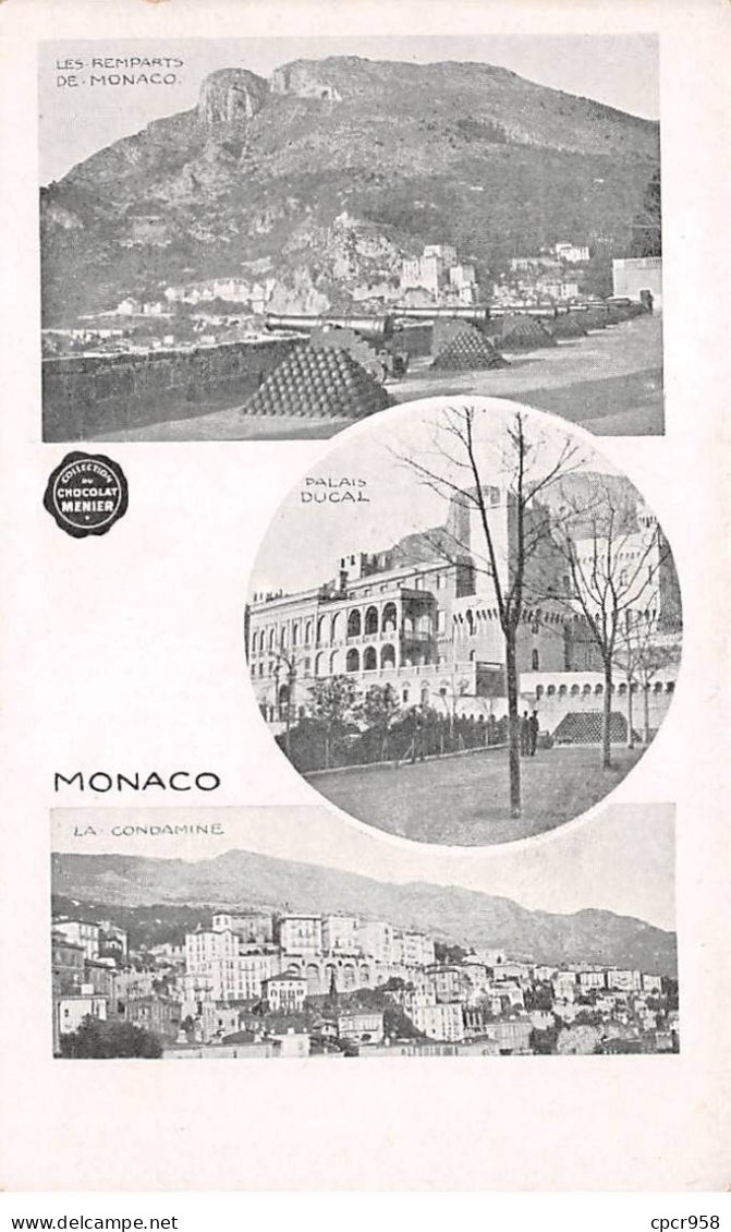 PUBLICITE - SAN65063 - Monaco - Collection Du Chocolat Menier - Werbepostkarten