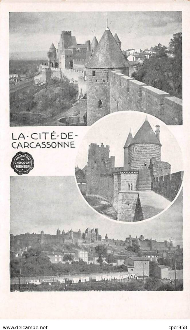 PUBLICITE - SAN65060 - La Cité De Carcassonne - Collection Du Chocolat Menier - Werbepostkarten