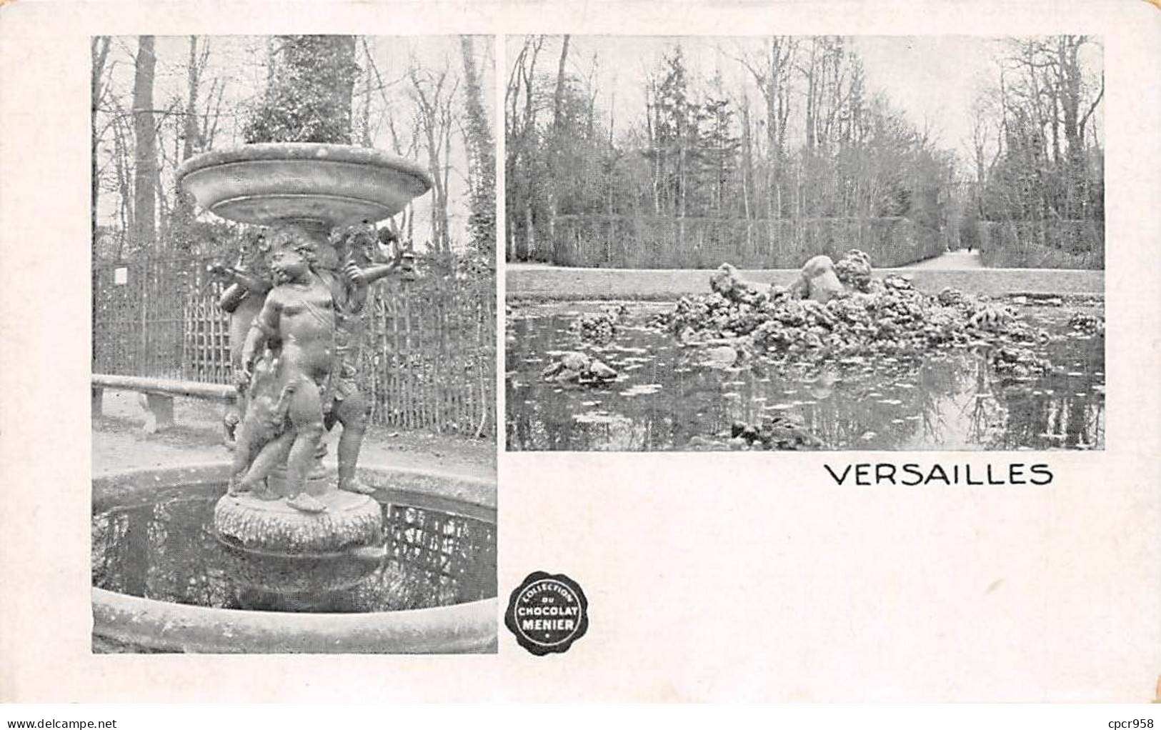 PUBLICITE - SAN65043 - Versailles - Collection Du Chocolat Menier - Publicidad