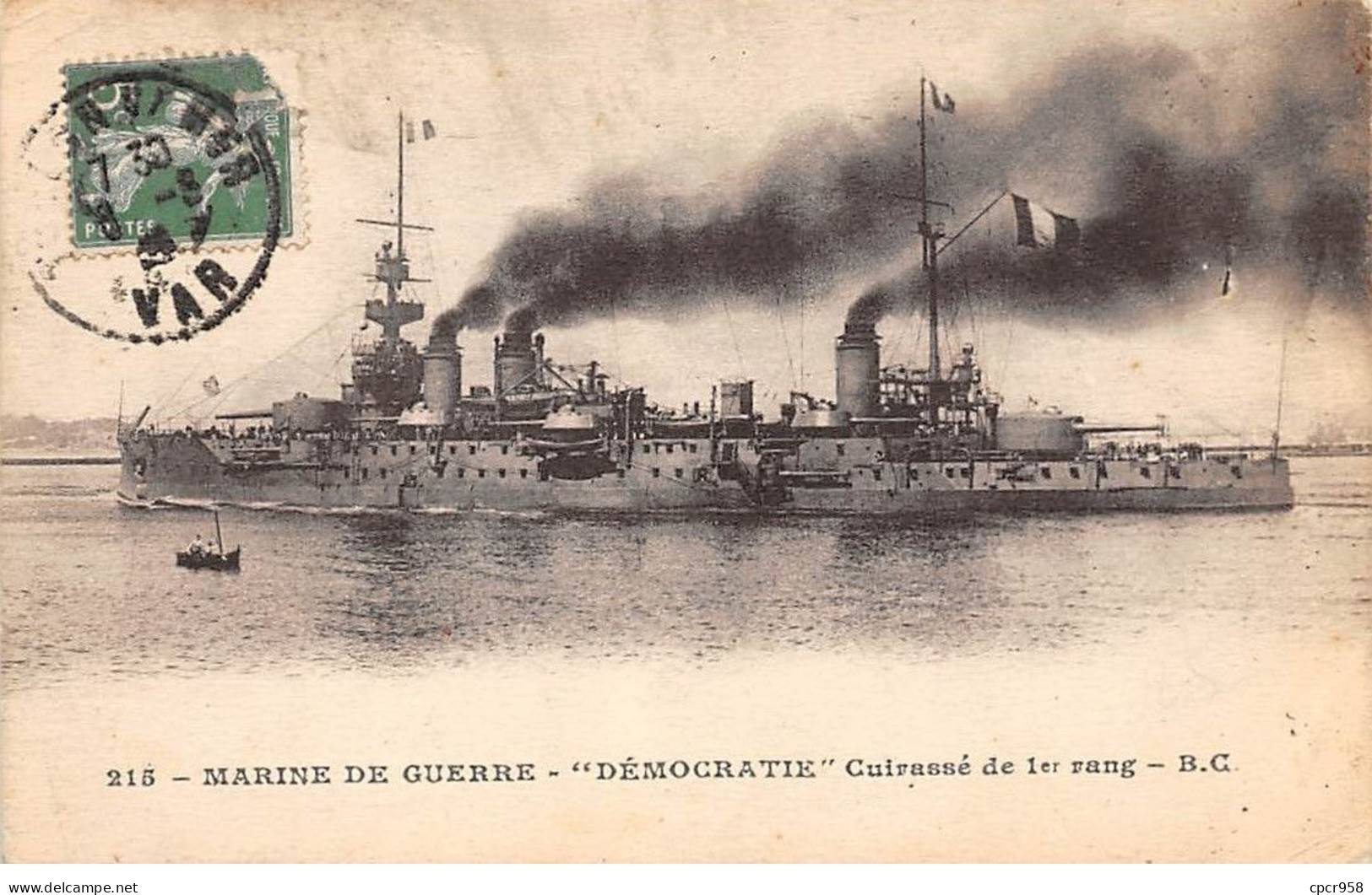 Bateaux - N°89107 - Marine De Guerre - Démocratie - Cuirassé De 1er Rang - Warships