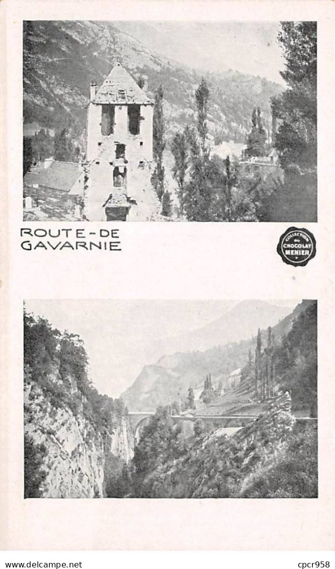 PUBLICITE - SAN65056 - Route De Gavarnie - Collection Du Chocolat Menier - Werbepostkarten