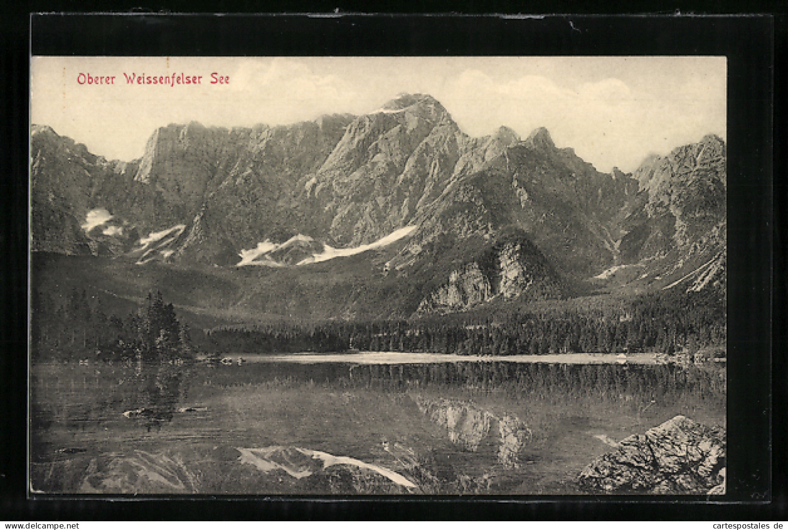 Cartolina Tarvis, Oberer Weissenfelser See  - Sonstige & Ohne Zuordnung