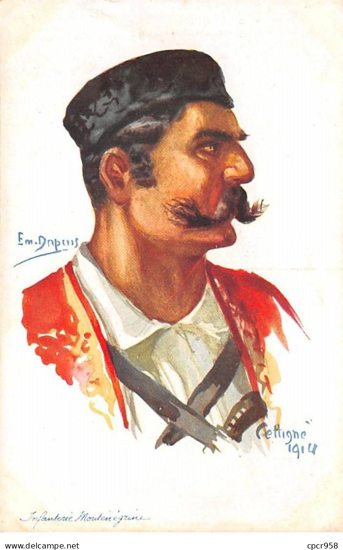 MONTENEGRO - SAN64471 - Em Dupuis - Cettigne 1914 - Infanterie Montenégrine - Montenegro