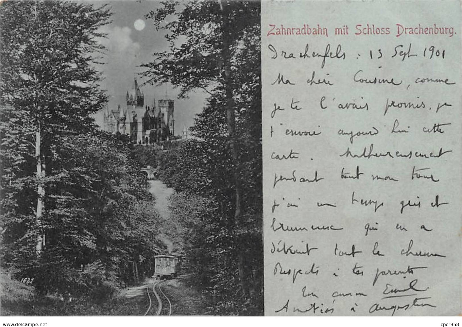 ALLEMAGNE - SAN64365 - Zahnradbahn Mit Schloss Drachenburg - Drachenfels