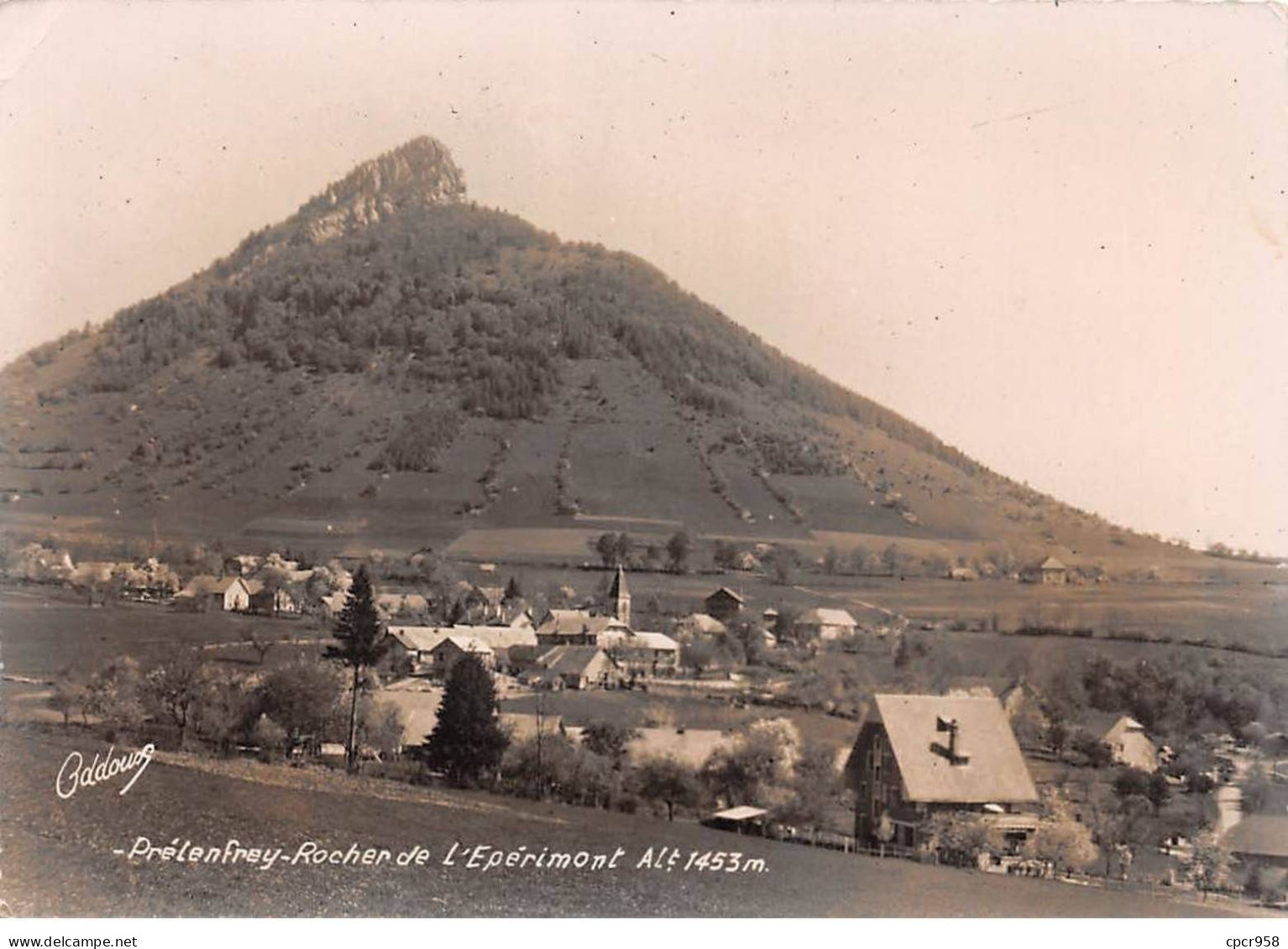 38 - SAN62776 - PRELENFREY - Rocher De L'Epérimont - CPSM 10x15 Cm - Autres & Non Classés