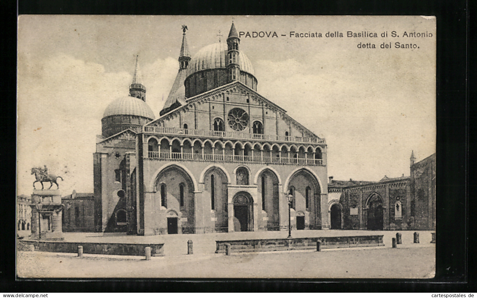 Cartolina Padova, Facciata Della Basilica Di S. Antonio Detta Dei Santo  - Padova
