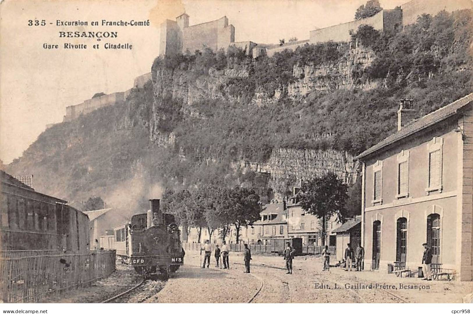 25 - BESANCON - SAN63979 - Gare Rivotte Et Citadelle - Train - Besancon