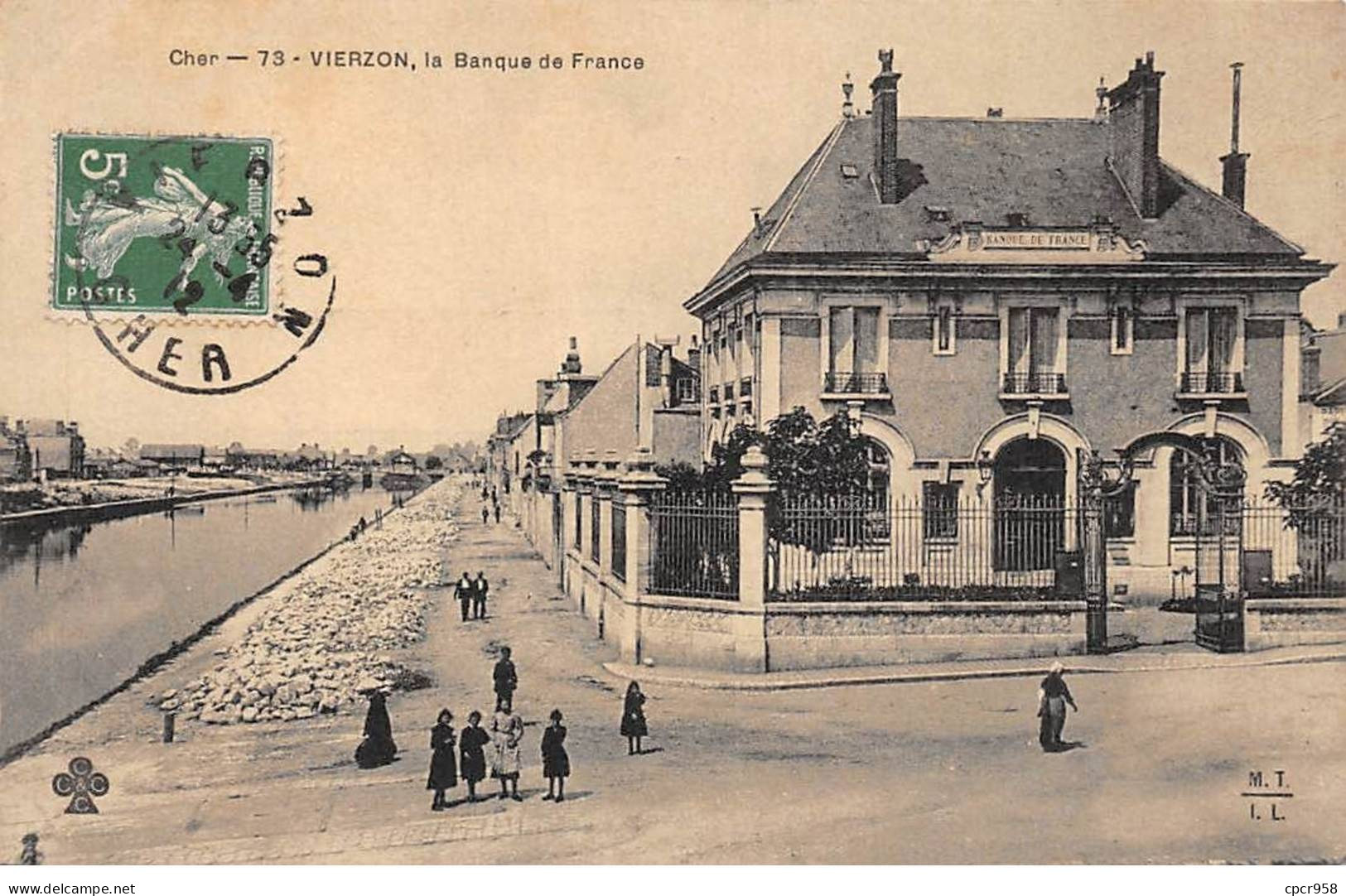 18 - VIERZON - SAN63960 - La Banque De France - Vierzon