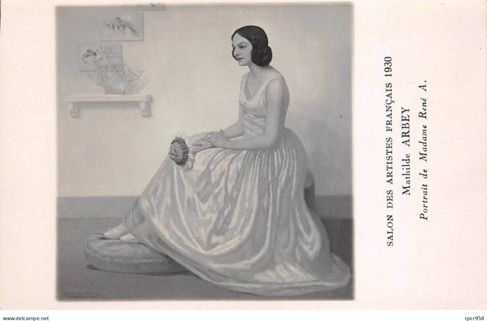 Peintres - N°87971 - Salon Des Artistes Français 1931 - Mathilde Arbey - Portrait De Madame René A. - Paintings