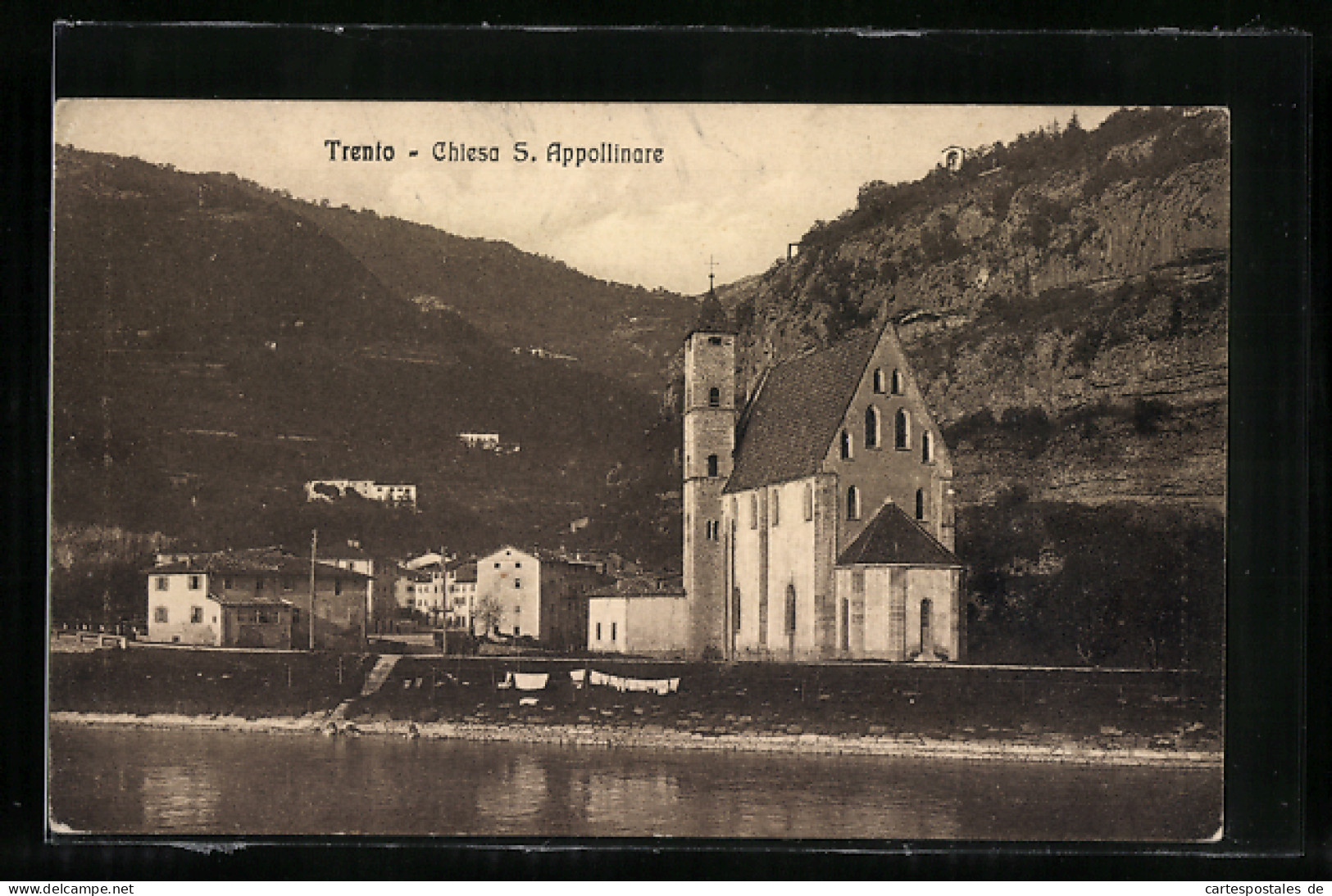 Cartolina Trento, Chiesa S. Appollinare  - Trento