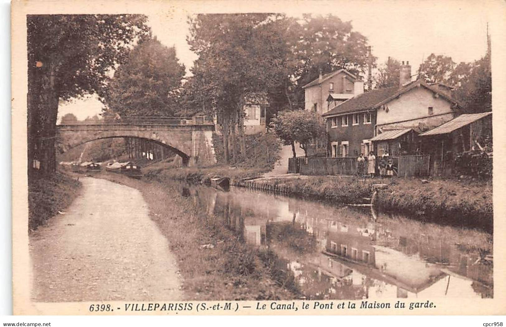 77 - VILLEPARISIS - SAN67337 - Le Canal - Le Pont Et La Maison Du Garde - Villeparisis