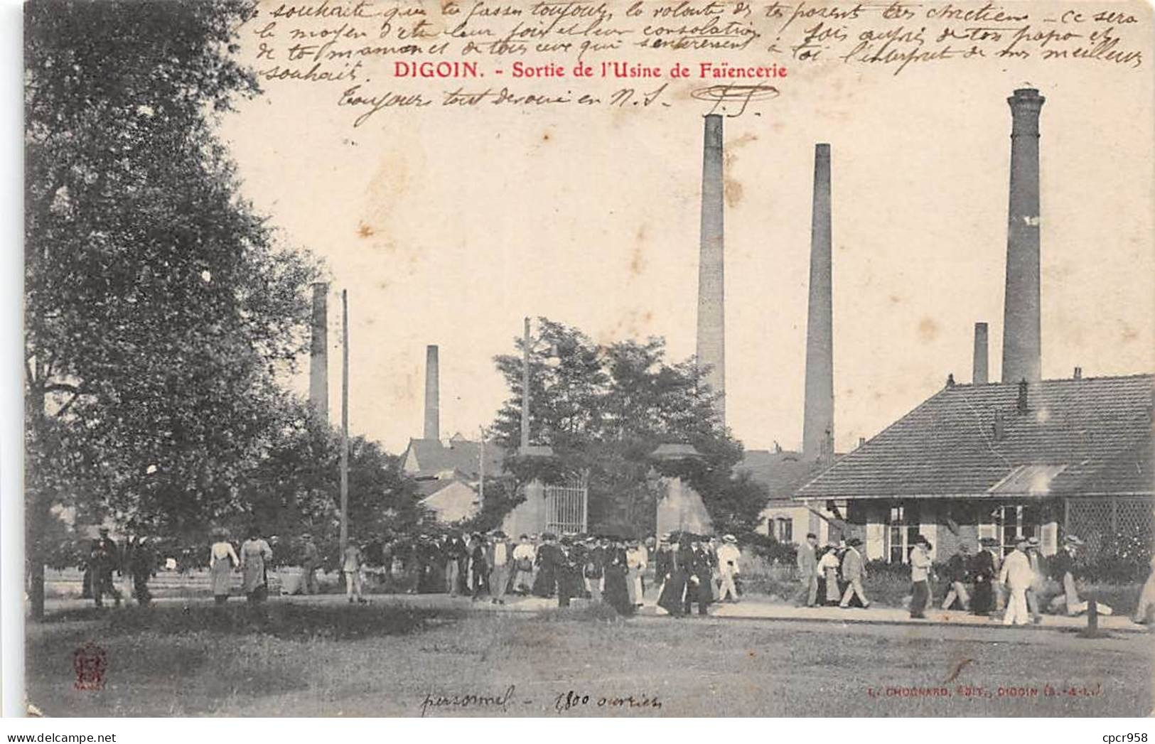 71 - DIGOIN - SAN67220 - Sortie De L'Usine De Faïencerie - Digoin