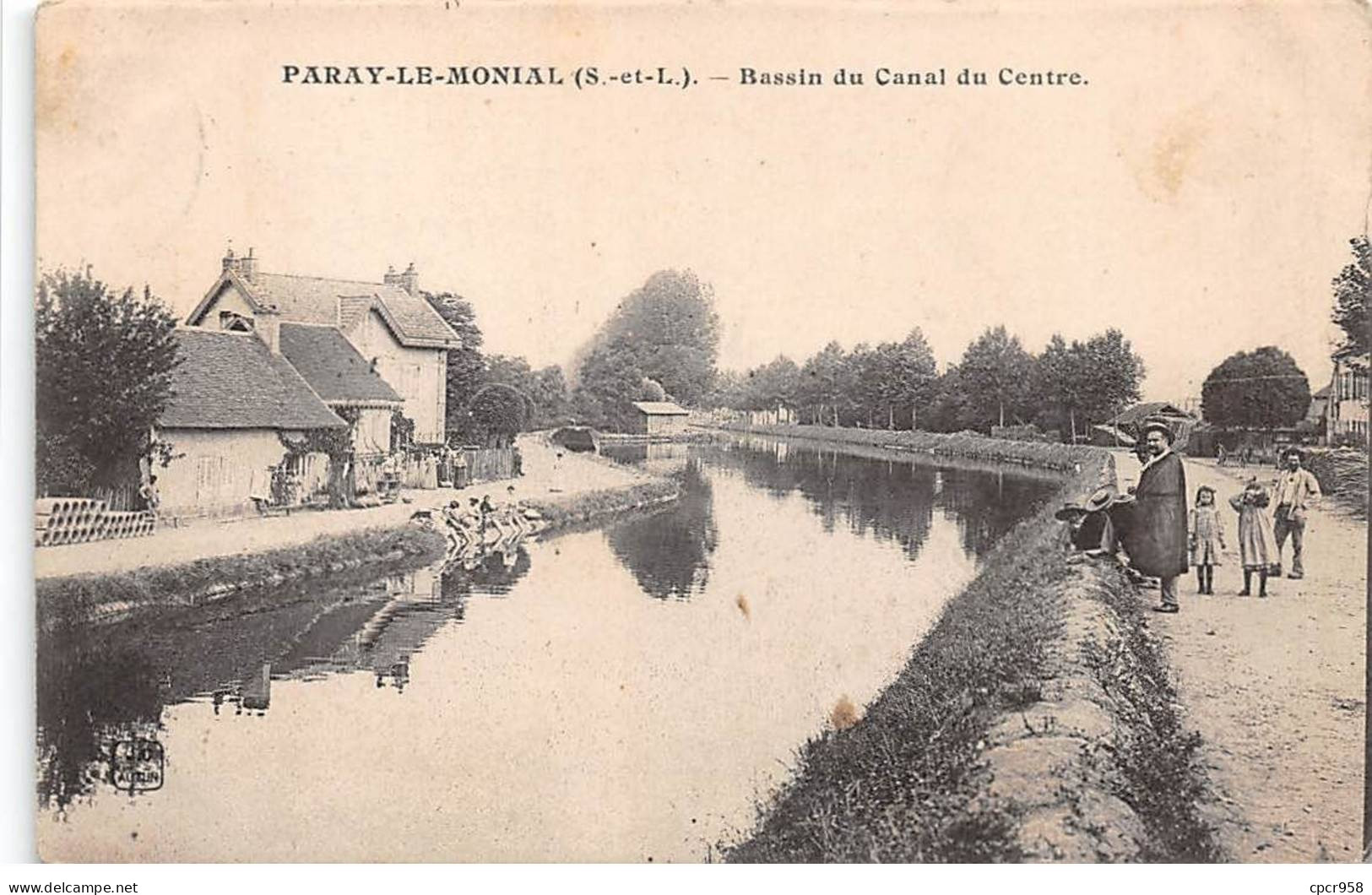 71 - PARAY LE MONIAL - SAN67197 - Bassin Du Canal Du Centre - Paray Le Monial