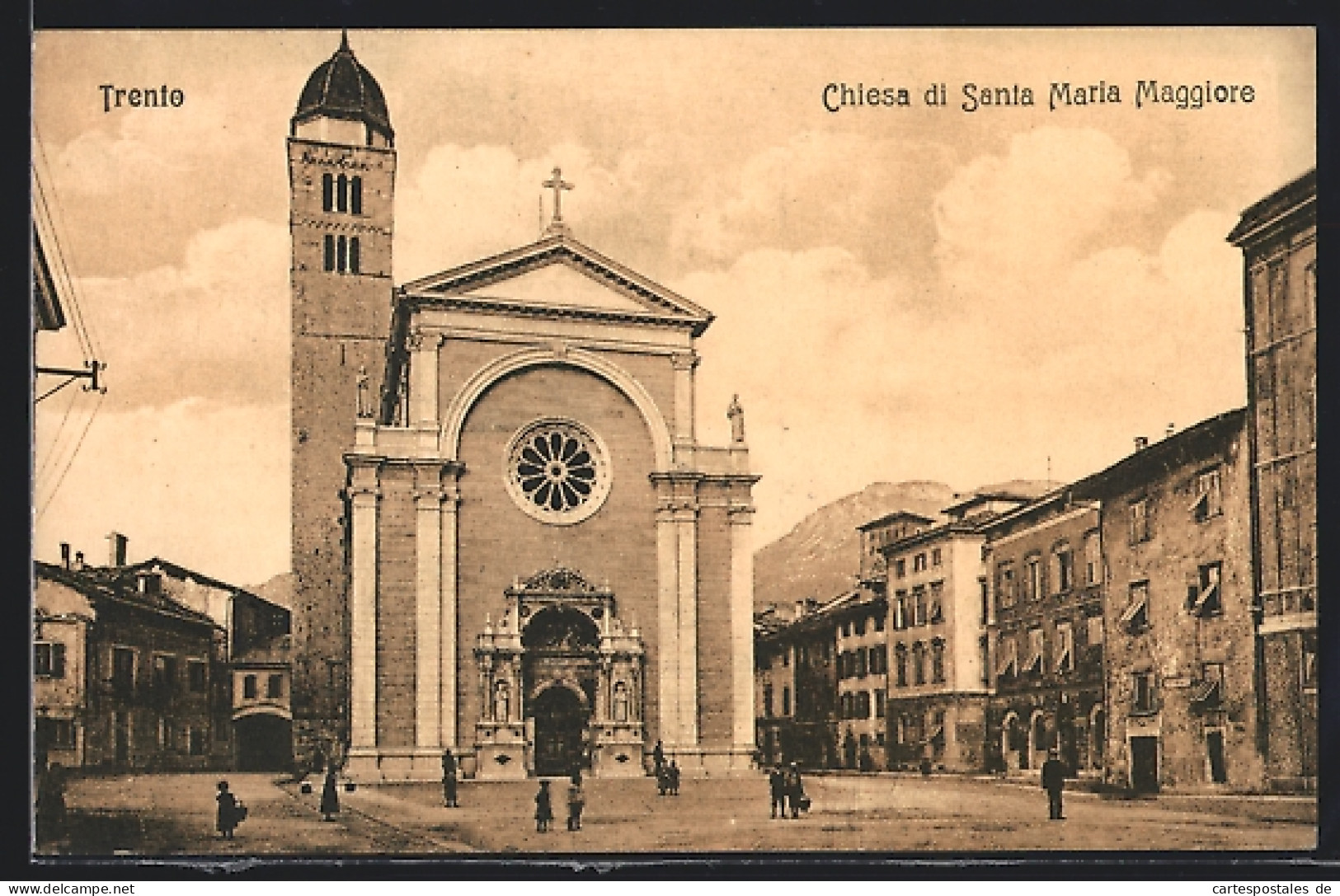 Cartolina Trento, Chiesa Di Santa Maria Maggiore  - Trento