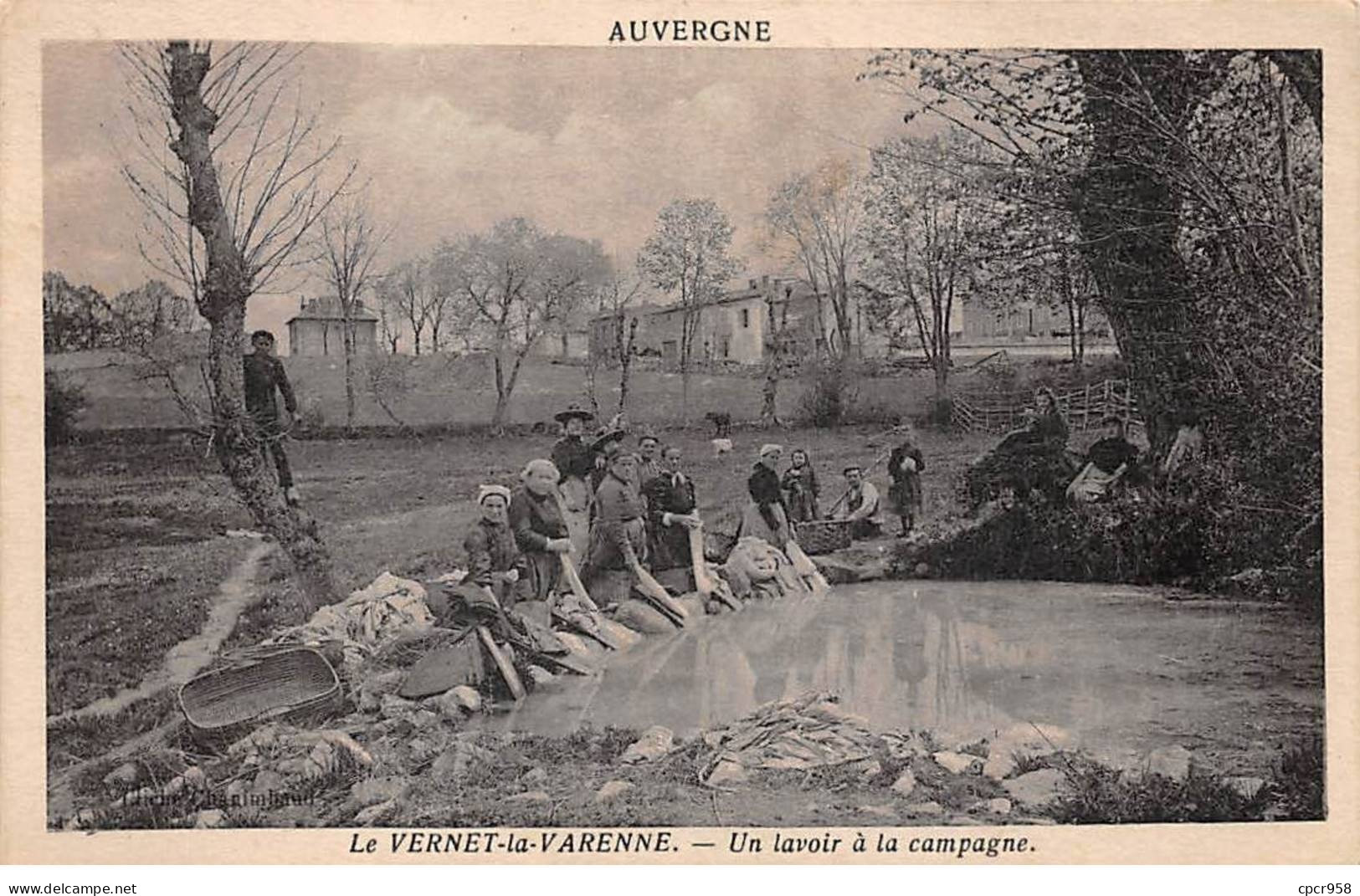 63 - LA VERNET LA VARENNE - SAN67082 - Un Lavoir à La Campagne - Altri & Non Classificati