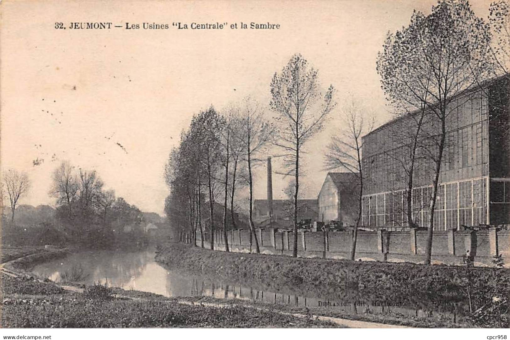 59 - JEUMONT - SAN66863 - Les Usines "La Centrale" Et La Sambre - Jeumont