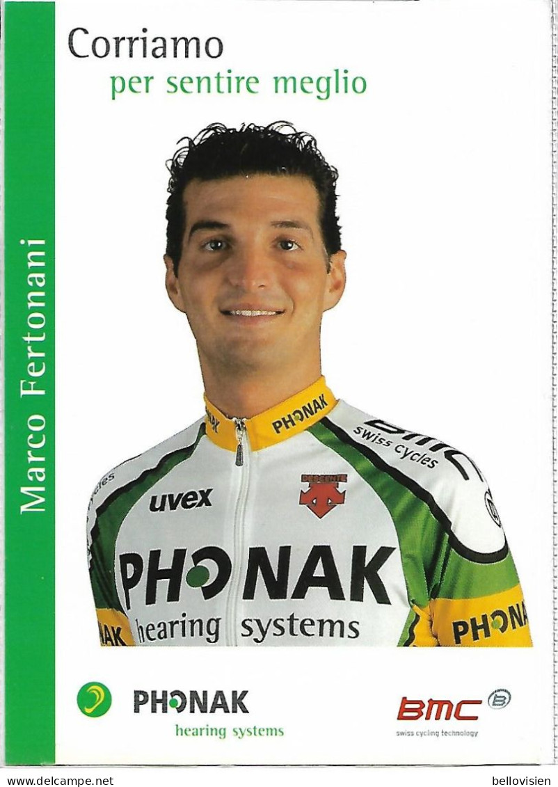 EQUIPE PHONAK - Marco Fertonani - Cyclisme